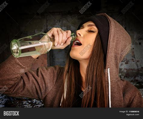 drinking girl pic